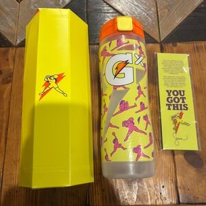 Gatorade GX Water Bottle with Limited Edition Pin Collaboration Serena Williams
